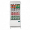 Vitrine Réfrigérée Positive Blanche 2 Portes Incurvées 86 L - Polar