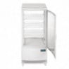 Vitrine Réfrigérée Positive Blanche 2 Portes Incurvées 86 L - Polar