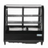 Vitrine Réfrigérée de Comptoir Noire - 100 L - Polar