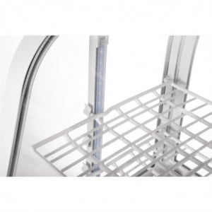 Vitrine Réfrigérée de Comptoir Blanche - 2 Etagères - 100 L - Polar