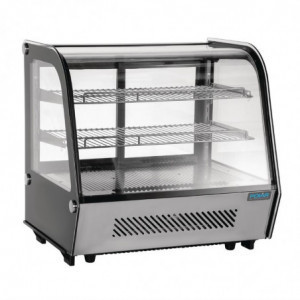 Vitrine Réfrigérée de Comptoir Noire - 120 L - Polar