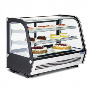 Black Countertop Refrigerated Display 160 L - Polar