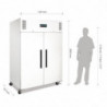 Armoire Réfrigérée Négative Blanche Gn 2/1 Double Porte 1200 L - Polar - Fourniresto