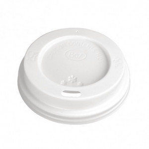 Couvercle Pour Gobelet Boissons Chaudes 230 Ml - Lot De 1000 - Fiesta - Fourniresto