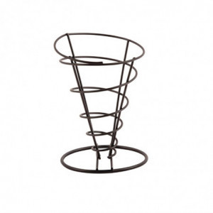 Podrška za konusne crne frite promjera 115 mm - Olympia - Fourniresto