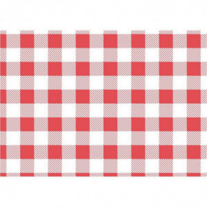 Papir za pečenje Vichy crveni 190 x 310 mm - Paket od 200 - FourniResto - Fourniresto
