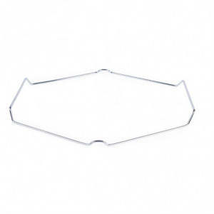 Pierre za pizzu pravokutnog oblika s postoljem 380 x 305 mm - FourniResto - Fourniresto