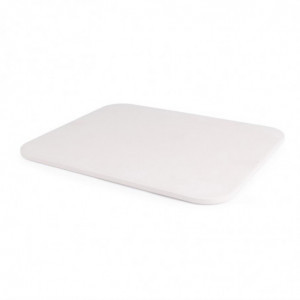 Pierre za pizzu pravokutnog oblika s postoljem 380 x 305 mm - FourniResto - Fourniresto
