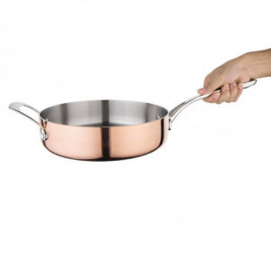 Tava od bakra s 3 sloja za indukciju Ø 240 mm - Vogue - Fourniresto