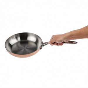 Tava od bakra s 3 sloja za indukciju Ø 240 mm - Vogue - Fourniresto
