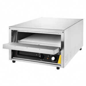 Pećnica za pizzu 45 cm s kamenom - 2000 W - Buffalo
