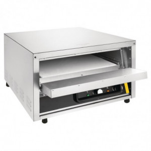 Pećnica za pizzu 45 cm s kamenom - 2000 W - Buffalo