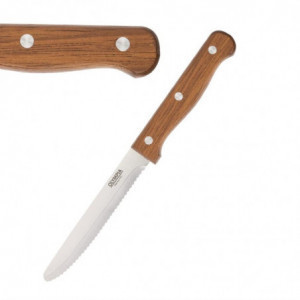 Nož za steak s zaobljenim vrhom - paket od 12 - Olympia - Fourniresto