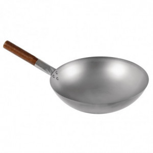 Wok od čelika s polukružnim dnom Londonwok Ø 38 cm - FourniResto - Fourniresto