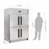 Hladnjak s pozitivnom temperaturom 2 vrata GN 2/1 Serija G 1200 L - Polar - Fourniresto