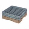 Držač za čaše s 49 odjeljaka Camrack bež boje, maksimalne visine 215 mm - Cambro - Fourniresto