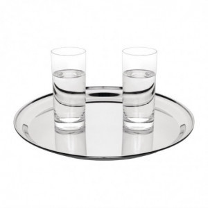 Plateau De Service Rond En Inox Ø 355Mm - Olympia - Fourniresto