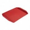Pravokutni pladanj od polipropilena za brzu hranu crvene boje 410mm - Cambro - Fourniresto