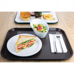 Plastični smeđi pladanj brze hrane - Olympia KRISTALLON - Fourniresto