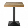 Kvadratni stolni pladanj s efektom stare drvene daske - 600 x 600 mm - Bolero
