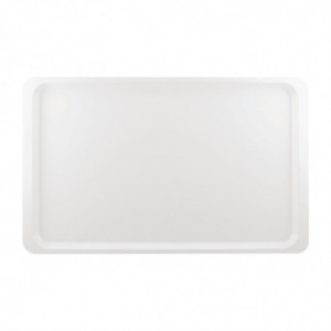 Pladanj za posluživanje od poliestera GN1/1 530x325mm bijeli - Roltex - Fourniresto