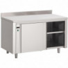 Stainless Steel Heated Cabinet with Backsplash - L 2000 x D 700mm - Gastro M