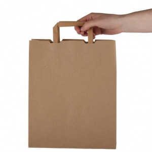 Velike biorazgradive vrećice od recikliranog papira - P 250 mm - Paket od 250 - Vegware