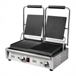 Grill s Dvostrukim Kontaktom Glatka Lijeva i Rebrasta Desna - Buffalo