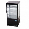 Vitrine Réfrigérée Positive Noire Série C - 68 L - Polar