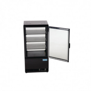 Vitrine Réfrigérée Positive Noire Série C - 68 L - Polar