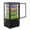 Vitrine Réfrigérée Positive Noire Série C - 68 L - Polar