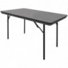 Stol za blagovaonicu presavijen sivo u ABS - 1220 mm - Bolero - Fourniresto