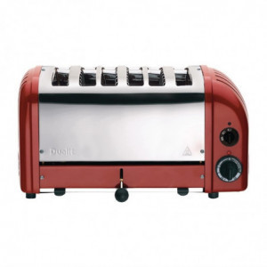 Toster 6 kriški crveni - 230V - Dualit