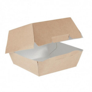 Velike kompostabilne kutije za hamburger od Krafta - P 135mm - Paket od 250 - Colpac