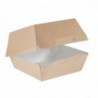 Velike kompostabilne kutije za hamburger od Krafta - P 135mm - Paket od 250 - Colpac
