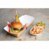 Velike kompostabilne kutije za hamburger od Krafta - P 135mm - Paket od 250 - Colpac