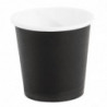 Plastični jednokratni crni espresso čaše - 120ml - Paket od 1000 - Fiesta