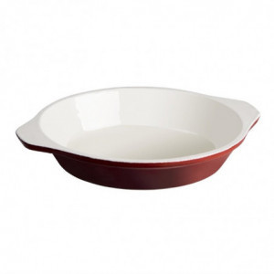Plitka tava za gratin crvena - 400 ml - Vogue