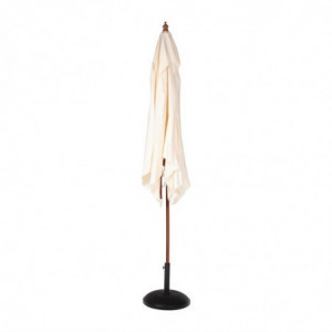 Suncobran Kvadratni Boje slonovače - Š 2500 x D 2500mm - Bolero