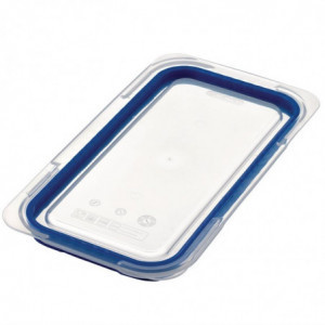 Plavi poklopac od ABS-a bez BPA - GN 1/3 - Fourniresto