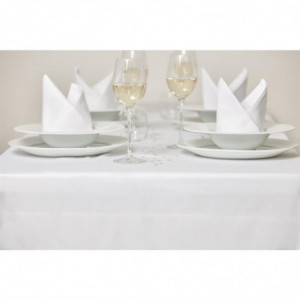 Bijela stolna salveta od satena 1140 x 1140 mm - Mitre Luxury - Fourniresto
