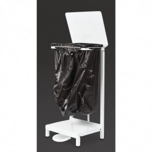 Support White Trash Bags - Jantex
