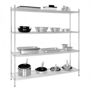 Polica s 4 razine - H 1840mm - Vogue - Fourniresto