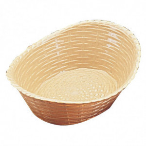 Ovalna košara od polipropilena 215 x 160mm - Olympia KRISTALLON - Fourniresto
