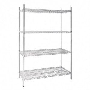 Polica u setu 4 razine - Š 1220 x D 610 mm - Vogue