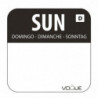 Topljive naljepnice za hranu "Nedjelja" - Kutija od 1000 - Vogue