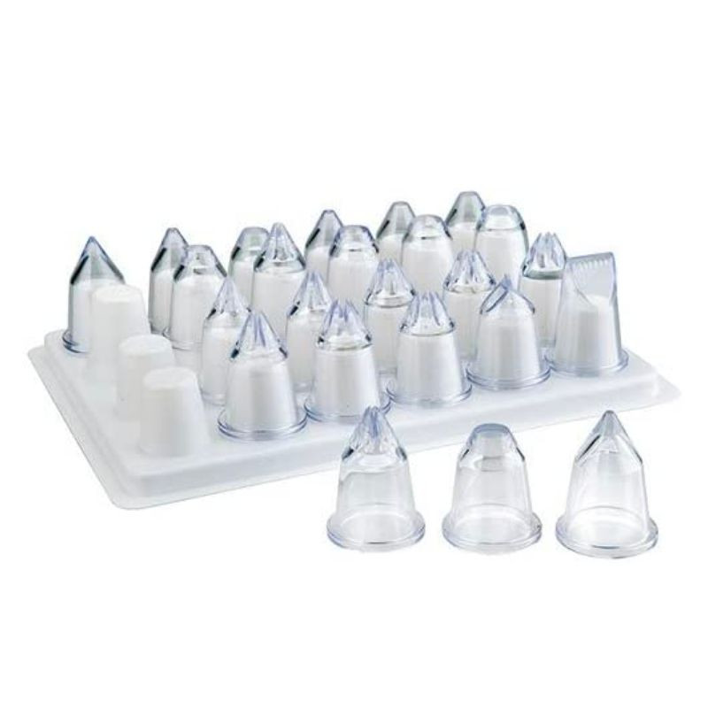 Set od 24 špriceva za dekoraciju od akrila - Lacor Set od 24 špriceva za dekoraciju od akrila - Lacor