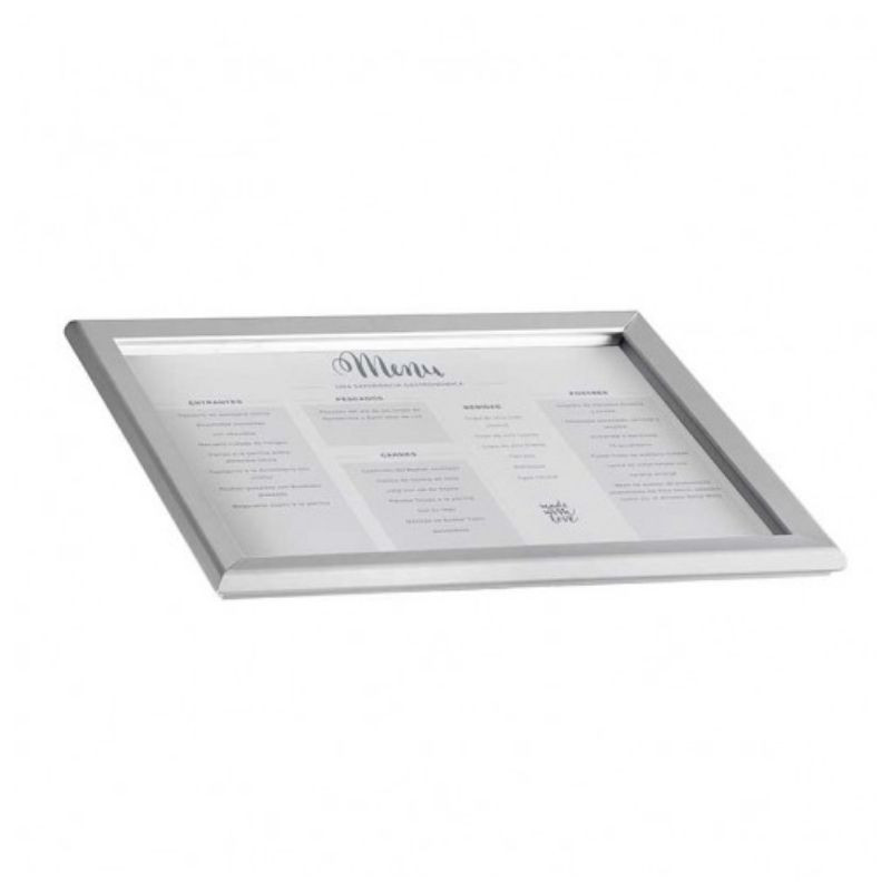 Aluminum Menu Holder - A3 - Lacor Aluminum Menu Holder - A3 - Lacor