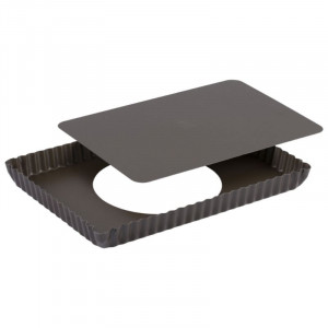 Kalup za tart s pokretnim dnom - 290 x 205 mm - TELLIER