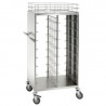 Kolica s policama 443 x 343 mm i GN 1/1 posude - 2 x 8 razina